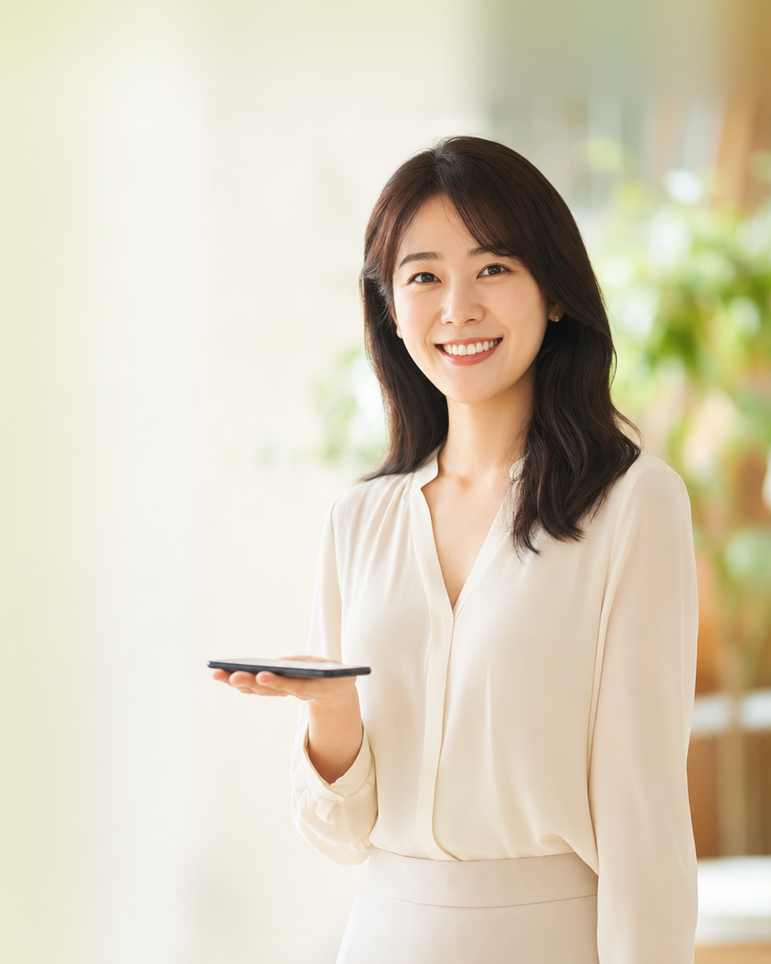 다음머니 카드깡결제사이트 휴대폰을 손에 쥔 고객